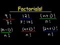Exploring Factorial Operations and Simplifications