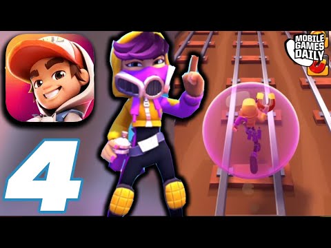 SUBWAY SURFERS CITY - Gameplay Walkthrough Part 4 - New Surfer Miss Maia (iOS Android)