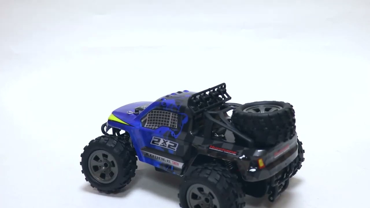 Монстр-трак для гонок по бездорожью, р/у, аккумуляторный, 1:18 - видео