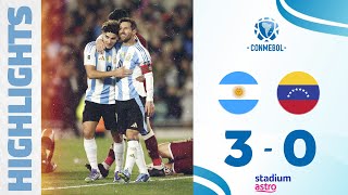 World Cup 2026 Qualifiers | Argentina 3 - 0 Venezuela | CONMEBOL Qualifiers