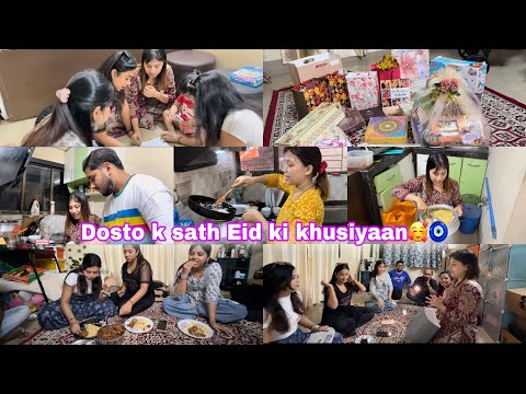 Ghar mai huyi Eid Celebrations sare dosto ko leke paheli baar🤩🥳