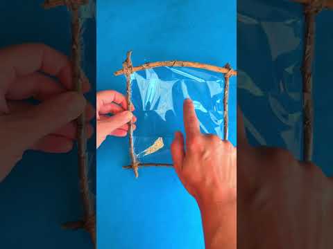 Summer Art Activity 🎨 Flower Sticky Frame 🌷💐