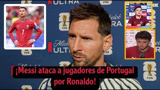 Declaraciones de Messi sobre lo que está sucediendo con Ronaldo tras el partido Portugal vs Congo.