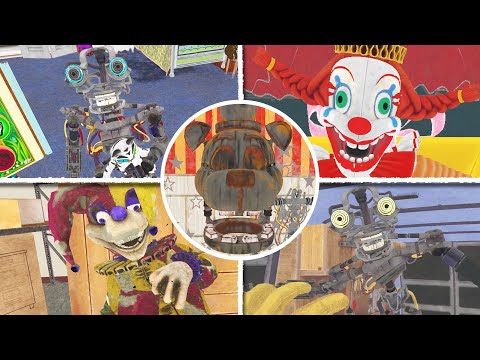FNAF: Secret of the Mimic - All Endings Behind The Scenes (Bad, True, Secret Ending)