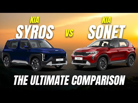 Kia Syros Vs Sonet - Which Car Is More Value For Money @ Rs 10 Lakh!
