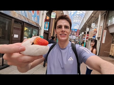 Hungry Vlogger Gets Addicted to Japanese Snacks in Fukuoka 🇯🇵