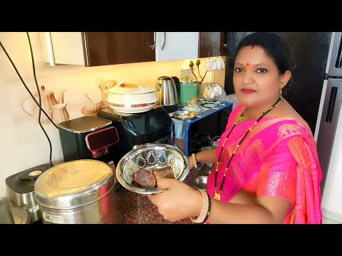 बहिण आली घरी साडीच्या कलर भावासोबत भांडली🤣//पुरण पोळी स्वयंपाक स्वामींना बनवला//आळू वडी आणली बहिणीने