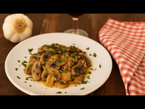 CÓMO HACER CHAMPIÑONES AL AJILLO FÁCIL CON RECETA EXTRA AL FINAL DEL VIDEO