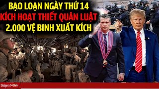 NGAY LÚC NÀY: TT Trump KÍCH HOẠT THIẾT QUÂN LUẬT 2.000 vệ binh giải phóng Washington khỏi khủng bố