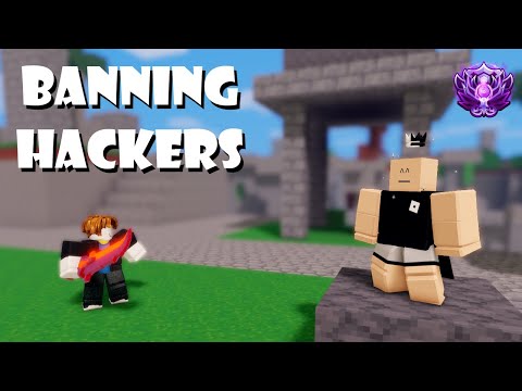 I Pretended to HACK, While Playing with A DEV.. (Roblox Bedwars) 