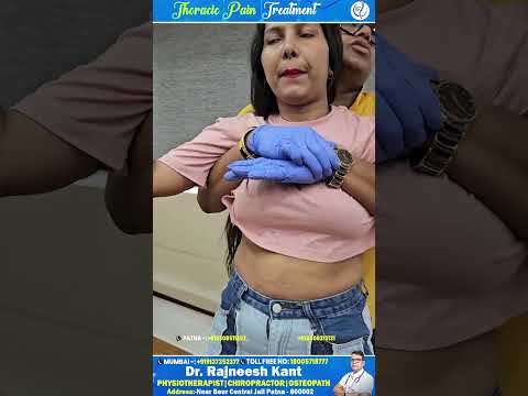 Thoracic Pain Treatment | #rkm | #drrajneeshkant | Pain Free India | #shorts