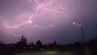 Crazy lightning today