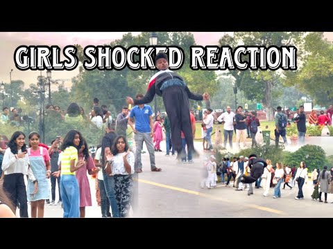 Indian Girls Shocked Reaction On Backflip 😍