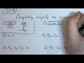 Simplifying Expressions: Combining Like Terms
