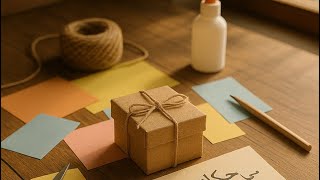 صنع صندوق هدايا من الكرتون بطريقة احترافية| DIY Gift Box