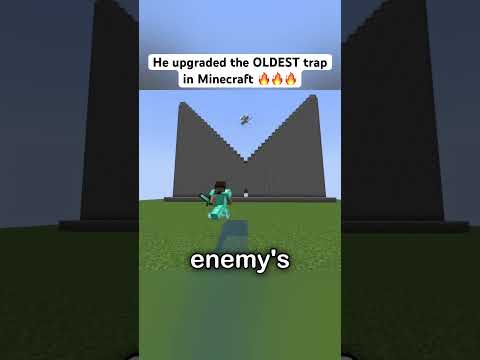 This trap is 200IQ 😤😤😤 #minecraft #gaming
