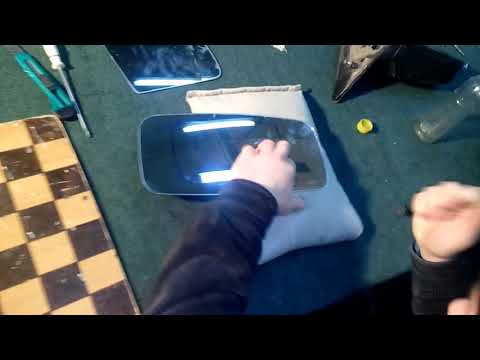 Как вырезать зеркало бокового вида на автомобиль?!