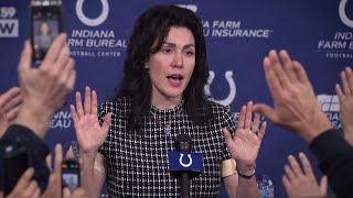 Carlie Irsay Speaks Out After the Collapse | Colts End-of-Season Presser Reaction