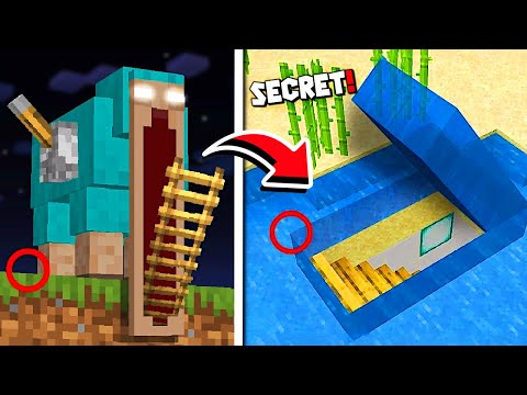I Built Minecraft’s Most Hidden Secret Bases