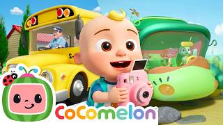 Wheels on the Bus: Animal Adventure vs Ride to School Choas! | CoComelon Animal Time - Kids Songs