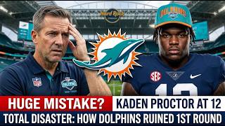 just now: Dolphins Trade Back & SKIP Generational Talent for Kaden Proctor!