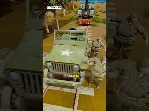 Mengapa jeep berjalan di rel kereta api?