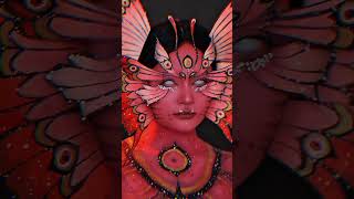 Biến hình Butterfly cưc ngầu , 5 tiếng makeup đổi lại 18s ! #liemakeup #3andchịem