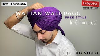 Wattan wali pagg || Free style || Whole details || Full HD || by Inder Kalsi