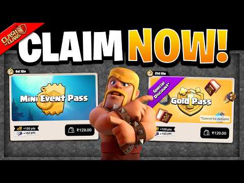 Claim Mini Event Pass & Gold Pass with Supercell Special Offer in Clash of Clans!