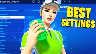 THE *BEST* Keyboard + Mouse Settings + DPI + Sensitivity (PC FORTNITE Chapter 2) AIMBOT SETTINGS🚨