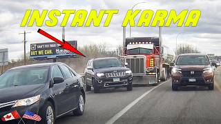 IDIOT MESSED WITH THE WRONG TRUCKER AND FOUND OUT