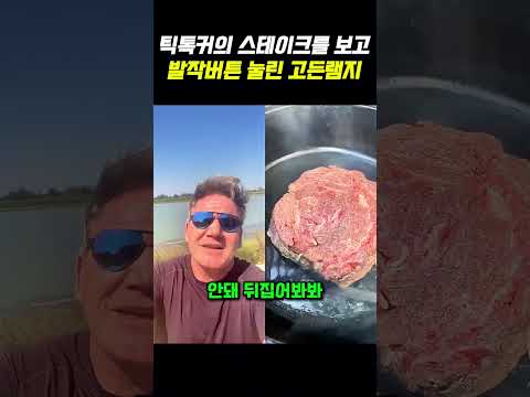 틱톡커 소금범벅 스테이크에 분노폭팔한 고든램지