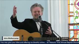 John Mellencamp Performs at First African Baptist Church in Savannah, GA 10.15.23