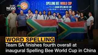 YouTube video thumbnail: Team SA Finishes Fourth Overall at Inaugural Spelling Bee World Cup in China