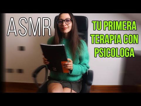 Role Play 😴Tu primera TERAPIA con PSICOLOGA || ASMR para DORMIR