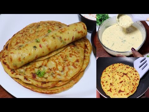 ना आटा गूंधना ना बेलना, आलू पराठा बनाने का सबसे आसान तरीका | Aloo Paratha With Liquid Dough