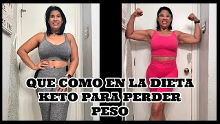 UN DIA EN MI VIDA HACIENDO DIETA Y EJERCICIO | DIETA KETO