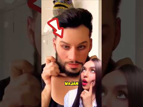 KETIKA MENCOBA TOPENG WAJAH ANEH 😱‼️ #shorts