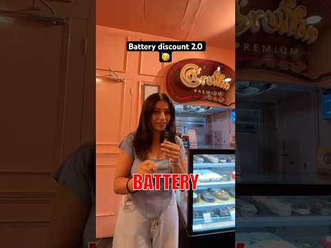Battery Percentage Discount 2.0🥳 #cakevideos #cake #cakenkitchen #foodchallenge #foode