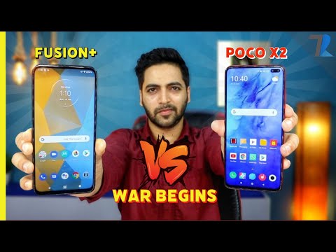 (ENGLISH) Motorola One Fusion+ vs POCO X2 - FULL COMPARISON - Display,Camera,Battery,Performance,Design& More🔥