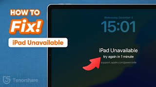 iPad Unavailable , Explanation And How to Fix it | Unlock iPad Lock Screen 2025 | 4 Ways
