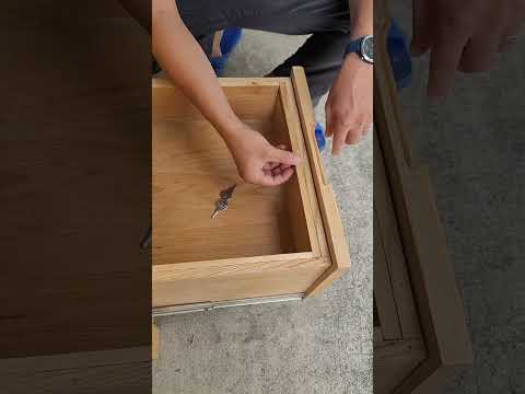 hidden gold drawer #furniture #diy #woodworking #asmr #ngocsyh #mochuongnoi