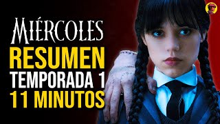 MIÉRCOLES | RESUMEN: Temporada 1 en 11 minutos (MERLINA, WEDNESDAY)