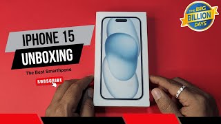 Unboxing The New Apple iPhone 15 at BBD Sale || iPhone 15 in Flipkart Big Billion Day Sale |