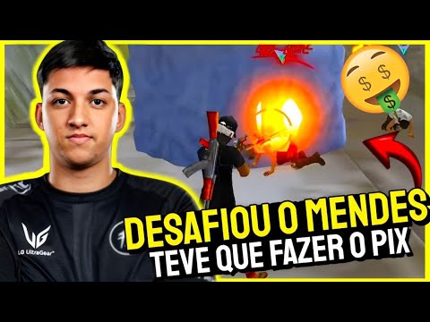 FX MENDES FOI DESAFIADO AO VIVO PELO INSCRITO E ELE SIMPLESMENT E LIMPOU O MAPA NO X-TREINO