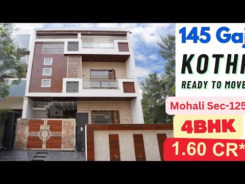 145 Gaj ka Villa 4 Bedrooms | Sector 125 Mohali | Ready to Move House #homeforsale