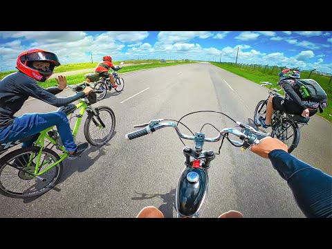 PRIMEIRA VIAGEM DE BICICLETA MOTORIZADA