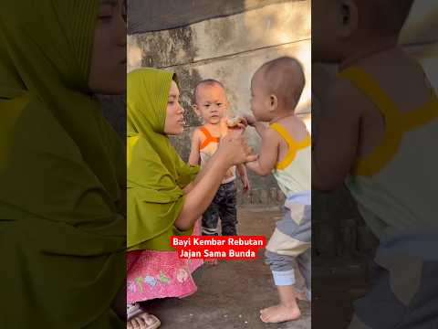 Astaga!! Bayi Kembar Rebutan Jajan Sama Bunda #sorotanpublik  #melahirkan  #babytwins  #shortvideo