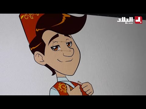 أم البواقي .. سليم يبدع في رسم الشخصيات الكرتونية وتصميم واجهات المؤسسات