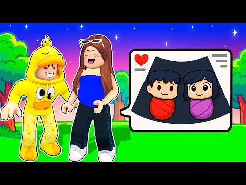 EMBARAZADA de GEMELOS en ROBLOX! 🤰🏻👶🏻👶🏻